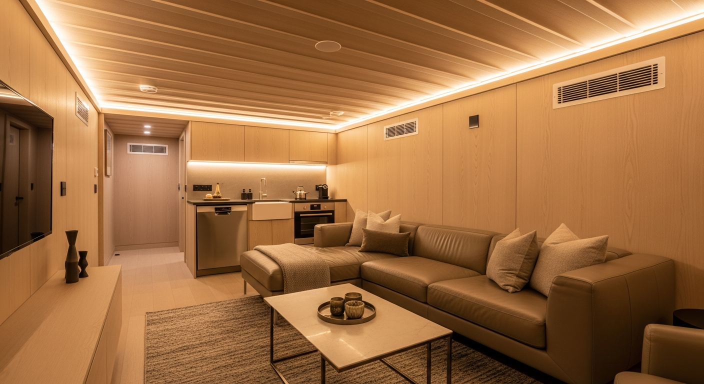 Luxury interior living space