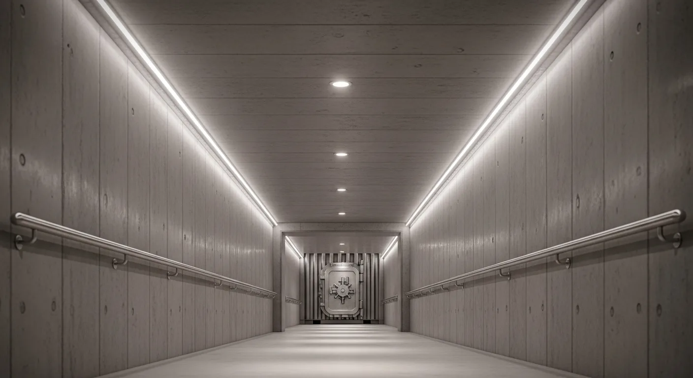 Reinforced concrete access tunnel